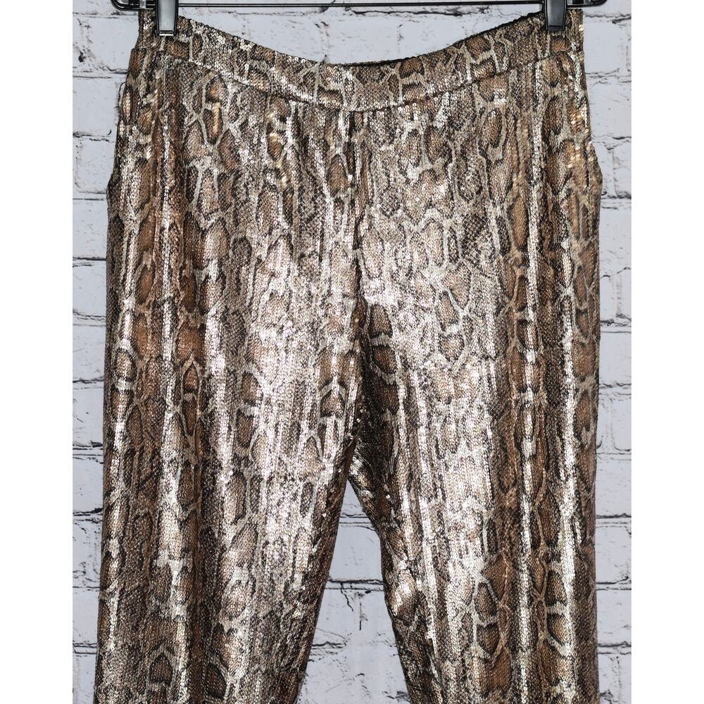 BEREK Python Diva All Over Sequined Snake Print P… - image 4